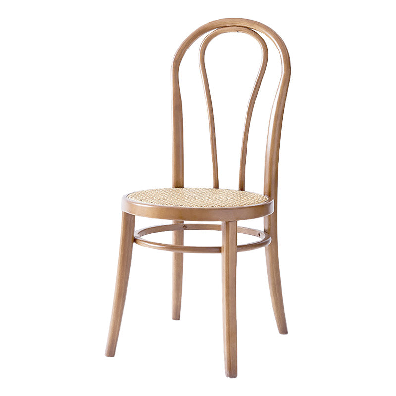 Scandinavian Design Windsor Back Side Chairs Wicker Dining Chairs for Home Wood 1 Piece Clearhalo ' kitchen&dining_furn' 'Dining Chairs' 'Dining Tables & Seating' 'dining_chair' 'furn' 'furn_dining_chair' 'Furniture' 'furniture_dining_chair' 'Kitchen & Dining Furniture' 'kitchen' 4538898