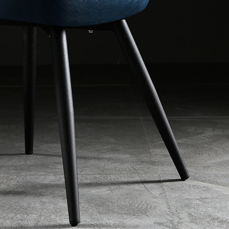 Contemporary Style Dining Chairs Dining Armless Side Chairs with Metal Legs Clearhalo ' kitchen&dining_furn' 'Dining Chairs' 'Dining Tables & Seating' 'dining_chair' 'furn' 'furn_dining_chair' 'Furniture' 'furniture_dining_chair' 'Kitchen & Dining Furniture' 'kitchen' 4538945