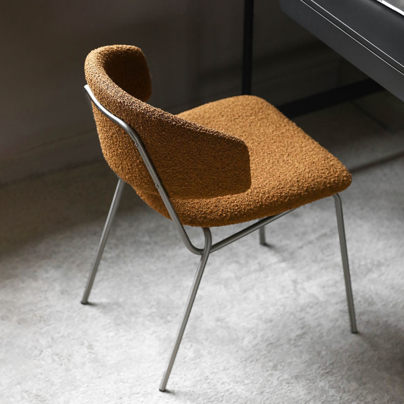 Contemporary Style Dining Chairs Dining Armless Open Back Chairs with Metal Legs Clearhalo ' kitchen&dining_furn' 'Dining Chairs' 'Dining Tables & Seating' 'dining_chair' 'furn' 'furn_dining_chair' 'Furniture' 'furniture_dining_chair' 'Kitchen & Dining Furniture' 'kitchen' 4538974