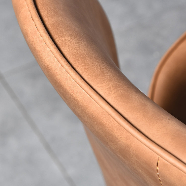 Metal Scandinavian Glam Kitchen Dining Room Chair Wingback Side Chair Clearhalo ' kitchen&dining_furn' 'Dining Chairs' 'Dining Tables & Seating' 'dining_chair' 'furn' 'furn_dining_chair' 'Furniture' 'furniture_dining_chair' 'Kitchen & Dining Furniture' 'kitchen' 4539001