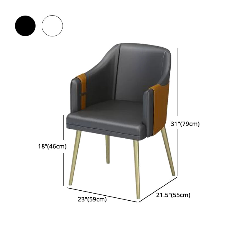 Glam 1/2/5/7 Pieces Dinette Set Sintered Stone Dining Furniture Set with Leather Chairs Clearhalo 'Dining Room Sets' 'Dining Tables & Seating' 'dining_room_set' 'furn' 'furn_dining_room_set' 'Furniture' 'furniture_dining_room_set' 'Kitchen & Dining Furniture' 'kitchen&dining_furn' 'kitchen' 4539097