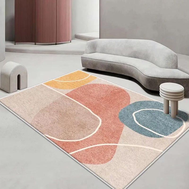 Cute Bedroom Rug Multi-Color Colorblock Rug Polyster Non-Slip Backing Machine Washable Carpet Green Clearhalo 'Area Rug' 'Rug' 454