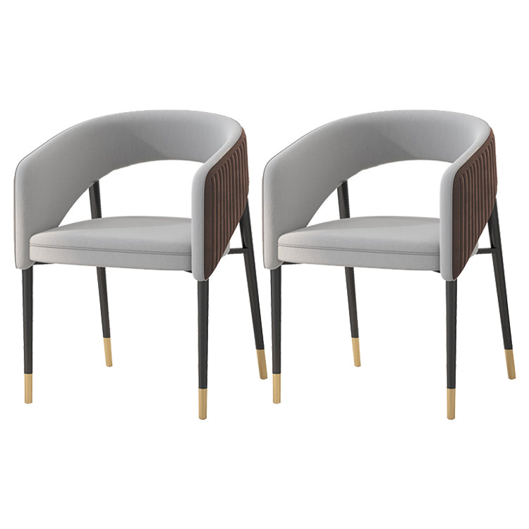 Glam Style 1/2/5/7 Pieces Dining Set Marble Top Dining Table Set with Velvet Chairs 2 Coffee Chairs Clearhalo 'Dining Room Sets' 'Dining Tables & Seating' 'dining_room_set' 'furn' 'furn_dining_room_set' 'Furniture' 'furniture_dining_room_set' 'Kitchen & Dining Furniture' 'kitchen&dining_furn' 'kitchen' 4541943