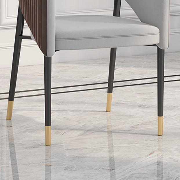 Glam Style 1/2/5/7 Pieces Dining Set Marble Top Dining Table Set with Velvet Chairs Clearhalo 'Dining Room Sets' 'Dining Tables & Seating' 'dining_room_set' 'furn' 'furn_dining_room_set' 'Furniture' 'furniture_dining_room_set' 'Kitchen & Dining Furniture' 'kitchen&dining_furn' 'kitchen' 4541946