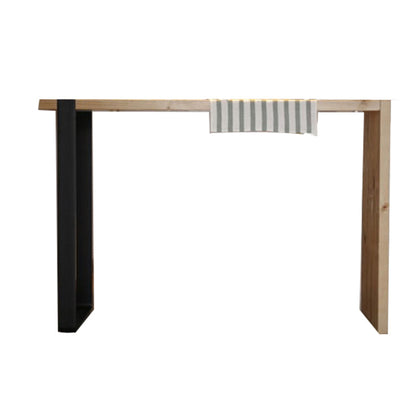Living Room Event and Cocktail Table Natural Wood Modern Bar Wine Table Without Chairs Clearhalo 'Bar Furniture' 'Bar Tables' 'bar_tables' 'furn' 'furn_bar_tables' 'Furniture' 'furniture_bar_tables' 'Kitchen & Dining Furniture' 4544371