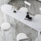 Stone Double Pedestal Counter Wine Table Modern Indoor Bar/Dinette Table Clearhalo 'Bar Furniture' 'Bar Tables' 'bar_tables' 'furn' 'furn_bar_tables' 'Furniture' 'furniture_bar_tables' 'Kitchen & Dining Furniture' 4544392