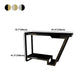 Modern Marble Pub Table with Rectangle Table Top Trestle Table - 42" H Clearhalo 'Bar Furniture' 'Bar Tables' 'bar_tables' 'furn' 'furn_bar_tables' 'Furniture' 'furniture_bar_tables' 'Kitchen & Dining Furniture' 4544446