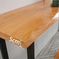 Brown Modern Style Bar Table Solid Wood and Iron Indoor Bar Table Clearhalo 'Bar Furniture' 'Bar Tables' 'bar_tables' 'furn' 'furn_bar_tables' 'Furniture' 'furniture_bar_tables' 'Kitchen & Dining Furniture' 4544480