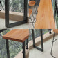 Brown Modern Style Table Solid Wood and Iron Coffee Shop Bar Table Clearhalo 'Bar Furniture' 'Bar Tables' 'bar_tables' 'furn' 'furn_bar_tables' 'Furniture' 'furniture_bar_tables' 'Kitchen & Dining Furniture' 4544525