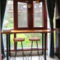 Brown Modern StyleTable Solid Wood and Iron Coffee Shop Bar Table Clearhalo 'Bar Furniture' 'Bar Tables' 'bar_tables' 'furn' 'furn_bar_tables' 'Furniture' 'furniture_bar_tables' 'Kitchen & Dining Furniture' 4544538