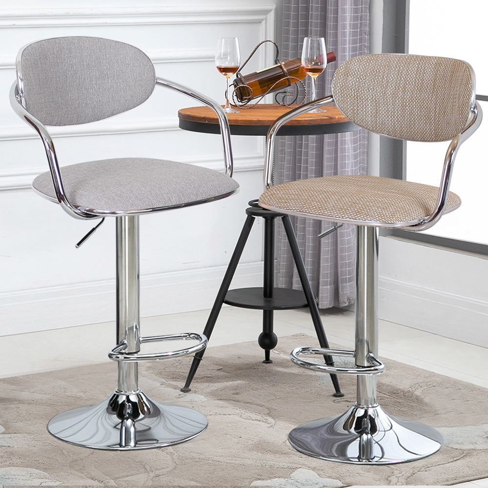 Modern Metal Low Back Bar Stool Armed Adjustable Swivel Bucket Counter Stool Clearhalo 'Bar Furniture' 'Bar Stools' 'bar_stools' 'furn' 'furn_bar_stools' 'furniture_bar_stools' 'Kitchen & Dining Furniture' 'kitchen&dining_furn' 'kitchen' 'kitchen_furn' Furniture' 4544708