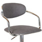Modern Metal Low Back Bar Stool Armed Adjustable Swivel Bucket Counter Stool Clearhalo 'Bar Furniture' 'Bar Stools' 'bar_stools' 'furn' 'furn_bar_stools' 'furniture_bar_stools' 'Kitchen & Dining Furniture' 'kitchen&dining_furn' 'kitchen' 'kitchen_furn' Furniture' 4544721