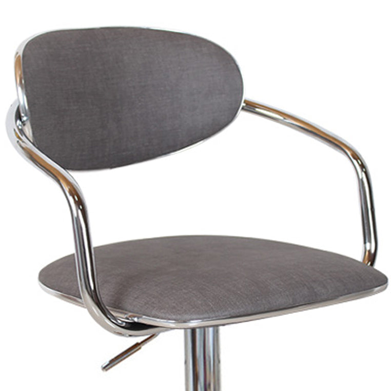 Modern Metal Low Back Bar Stool Armed Adjustable Swivel Bucket Counter Stool Clearhalo 'Bar Furniture' 'Bar Stools' 'bar_stools' 'furn' 'furn_bar_stools' 'furniture_bar_stools' 'Kitchen & Dining Furniture' 'kitchen&dining_furn' 'kitchen' 'kitchen_furn' Furniture' 4544721