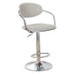 Modern Metal Low Back Bar Stool Armed Adjustable Swivel Bucket Counter Stool Yellow-Brown 1 Piece Clearhalo 'Bar Furniture' 'Bar Stools' 'bar_stools' 'furn' 'furn_bar_stools' 'furniture_bar_stools' 'Kitchen & Dining Furniture' 'kitchen&dining_furn' 'kitchen' 'kitchen_furn' Furniture' 4544738
