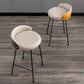 Modern Counter Bar Stool Armless Leather Bar Stool with Footrest Metal Base Clearhalo 'Bar Furniture' 'Bar Stools' 'bar_stools' 'furn' 'furn_bar_stools' 'furniture_bar_stools' 'Kitchen & Dining Furniture' 'kitchen&dining_furn' 'kitchen' 'kitchen_furn' Furniture' 4544854