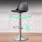 Modern Adjustable Height Bar Stool Swivel Plastic Low Back Counter Stool Clearhalo 'Bar Furniture' 'Bar Stools' 'bar_stools' 'furn' 'furn_bar_stools' 'furniture_bar_stools' 'Kitchen & Dining Furniture' 'kitchen&dining_furn' 'kitchen' 'kitchen_furn' Furniture' 4544861