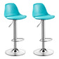 Modern Adjustable Height Bar Stool Swivel Plastic Low Back Counter Stool Lake Blue Silver 2 Piece Set Clearhalo 'Bar Furniture' 'Bar Stools' 'bar_stools' 'furn' 'furn_bar_stools' 'furniture_bar_stools' 'Kitchen & Dining Furniture' 'kitchen&dining_furn' 'kitchen' 'kitchen_furn' Furniture' 4544892