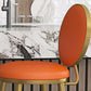 Glam Counter Bar Stool Backrest Leather Bar Stool with Footrest, Iron Base Clearhalo 'Bar Furniture' 'Bar Stools' 'bar_stools' 'furn' 'furn_bar_stools' 'furniture_bar_stools' 'Kitchen & Dining Furniture' 'kitchen&dining_furn' 'kitchen' 'kitchen_furn' Furniture' 4544920