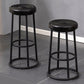 Modern Round Bar Stool Footrest Backless Counter and Bar Stool with Iron Legs Clearhalo 'Bar Furniture' 'Bar Stools' 'bar_stools' 'furn' 'furn_bar_stools' 'furniture_bar_stools' 'Kitchen & Dining Furniture' 'kitchen&dining_furn' 'kitchen' 'kitchen_furn' Furniture' 4544932