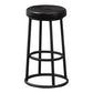 Modern Round Bar Stool Footrest Backless Counter and Bar Stool with Iron Legs Clearhalo 'Bar Furniture' 'Bar Stools' 'bar_stools' 'furn' 'furn_bar_stools' 'furniture_bar_stools' 'Kitchen & Dining Furniture' 'kitchen&dining_furn' 'kitchen' 'kitchen_furn' Furniture' 4544939