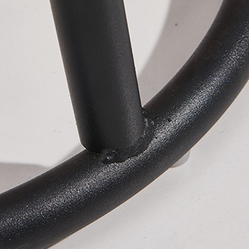 Modern Round Bar Stool Footrest Backless Counter and Bar Stool with Iron Legs Clearhalo 'Bar Furniture' 'Bar Stools' 'bar_stools' 'furn' 'furn_bar_stools' 'furniture_bar_stools' 'Kitchen & Dining Furniture' 'kitchen&dining_furn' 'kitchen' 'kitchen_furn' Furniture' 4544945
