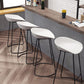 Modern Style Metal Bar Stool with Footrest and Low Back Cafe Creative Bar Stool Clearhalo 'Bar Furniture' 'Bar Stools' 'bar_stools' 'furn' 'furn_bar_stools' 'furniture_bar_stools' 'Kitchen & Dining Furniture' 'kitchen&dining_furn' 'kitchen' 'kitchen_furn' Furniture' 4545101