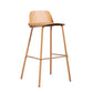 Industrial Style Bar-stool Rectangle PP Seat Counter Stool for Kitchen Bar Yellow 1 Piece Clearhalo 'Bar Furniture' 'Bar Stools' 'bar_stools' 'furn' 'furn_bar_stools' 'furniture_bar_stools' 'Kitchen & Dining Furniture' 'kitchen&dining_furn' 'kitchen' 'kitchen_furn' Furniture' 4545107