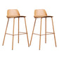 Industrial Style Bar-stool Rectangle PP Seat Counter Stool for Kitchen Bar Yellow 2 Piece Set Clearhalo 'Bar Furniture' 'Bar Stools' 'bar_stools' 'furn' 'furn_bar_stools' 'furniture_bar_stools' 'Kitchen & Dining Furniture' 'kitchen&dining_furn' 'kitchen' 'kitchen_furn' Furniture' 4545108