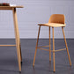 Industrial Style Bar-stool Rectangle PP Seat Counter Stool for Kitchen Bar Clearhalo 'Bar Furniture' 'Bar Stools' 'bar_stools' 'furn' 'furn_bar_stools' 'furniture_bar_stools' 'Kitchen & Dining Furniture' 'kitchen&dining_furn' 'kitchen' 'kitchen_furn' Furniture' 4545109
