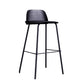 Industrial Style Bar-stool Rectangle PP Seat Counter Stool for Kitchen Bar Black 1 Piece Clearhalo 'Bar Furniture' 'Bar Stools' 'bar_stools' 'furn' 'furn_bar_stools' 'furniture_bar_stools' 'Kitchen & Dining Furniture' 'kitchen&dining_furn' 'kitchen' 'kitchen_furn' Furniture' 4545113