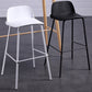 Industrial Style Bar-stool Rectangle PP Seat Counter Stool for Kitchen Bar Clearhalo 'Bar Furniture' 'Bar Stools' 'bar_stools' 'furn' 'furn_bar_stools' 'furniture_bar_stools' 'Kitchen & Dining Furniture' 'kitchen&dining_furn' 'kitchen' 'kitchen_furn' Furniture' 4545126