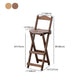 Contemporary Solid Wood Folding Bar Stool Indoor Bar Stool with Wooden Seat Clearhalo 'Bar Furniture' 'Bar Stools' 'bar_stools' 'furn' 'furn_bar_stools' 'furniture_bar_stools' 'Kitchen & Dining Furniture' 'kitchen&dining_furn' 'kitchen' 'kitchen_furn' Furniture' 4545161