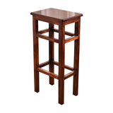 Modern Armless Stackable Counter Stool Wood Study Bar Stool with Wooden Seat and Pedal Clearhalo 'Bar Furniture' 'Bar Stools' 'bar_stools' 'furn' 'furn_bar_stools' 'furniture_bar_stools' 'Kitchen & Dining Furniture' 'kitchen&dining_furn' 'kitchen' 'kitchen_furn' Furniture' 4545170