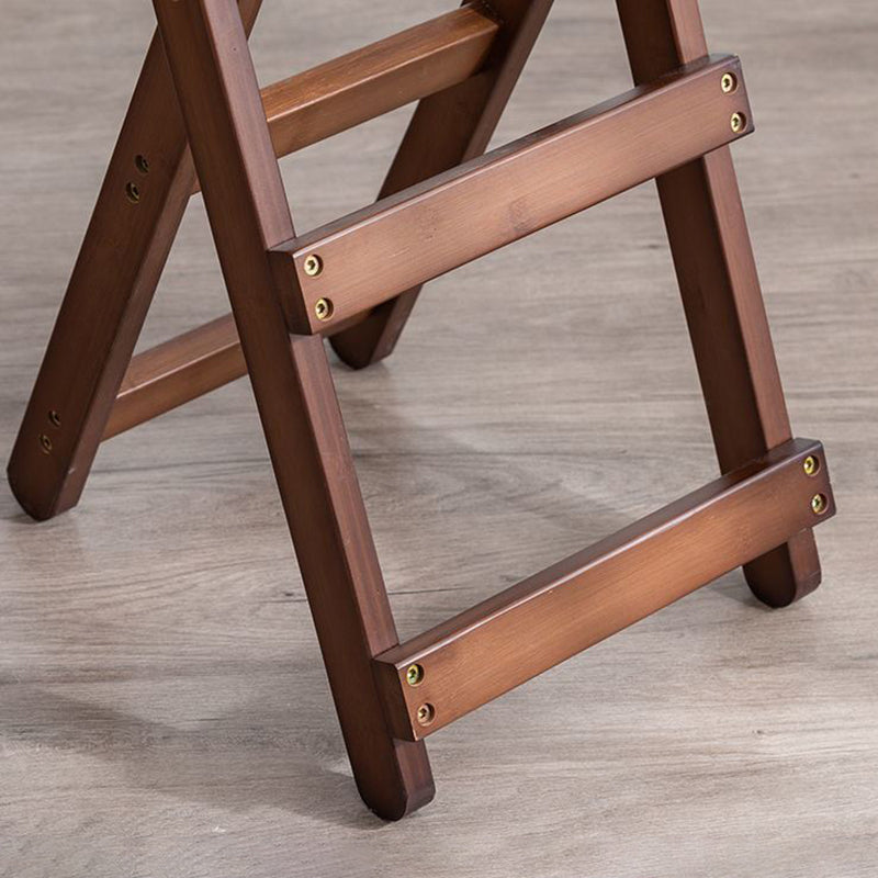 Modern Armless Foldable Counter Stool Wood Kitchen Bar Stool with Wooden Seat Clearhalo 'Bar Furniture' 'Bar Stools' 'bar_stools' 'furn' 'furn_bar_stools' 'furniture_bar_stools' 'Kitchen & Dining Furniture' 'kitchen&dining_furn' 'kitchen' 'kitchen_furn' Furniture' 4545189