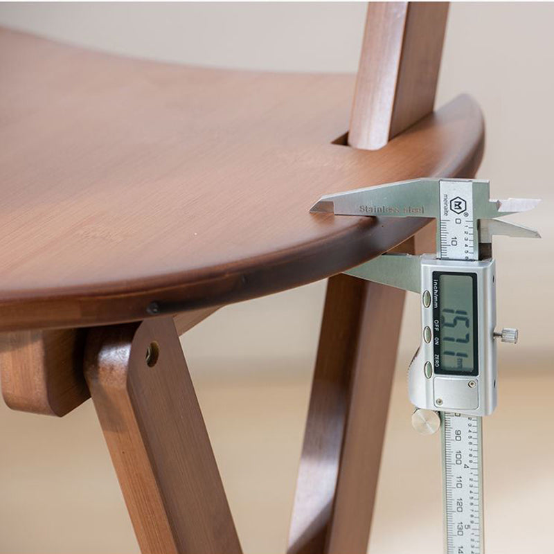 Modern Armless Foldable Counter Stool Wood Kitchen Bar Stool with Wooden Seat Clearhalo 'Bar Furniture' 'Bar Stools' 'bar_stools' 'furn' 'furn_bar_stools' 'furniture_bar_stools' 'Kitchen & Dining Furniture' 'kitchen&dining_furn' 'kitchen' 'kitchen_furn' Furniture' 4545193