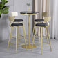Glam Armless Backrest Counter Stool Iron Beauty Shop Bar Stool with Velvet Cushion Clearhalo 'Bar Furniture' 'Bar Stools' 'bar_stools' 'furn' 'furn_bar_stools' 'furniture_bar_stools' 'Kitchen & Dining Furniture' 'kitchen&dining_furn' 'kitchen' 'kitchen_furn' Furniture' 4545204