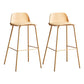 Industrial Style Bar-stool PP Seat Counter Stool for Kitchen Bar Yellow 2 Piece Set Clearhalo 'Bar Furniture' 'Bar Stools' 'bar_stools' 'furn' 'furn_bar_stools' 'furniture_bar_stools' 'Kitchen & Dining Furniture' 'kitchen&dining_furn' 'kitchen' 'kitchen_furn' Furniture' 4545292
