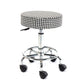 Modern Liftable Rotatable Counter Stool Steel Cashier Bar Stool with Cushion Black White 1 Piece Clearhalo 'Bar Furniture' 'Bar Stools' 'bar_stools' 'furn' 'furn_bar_stools' 'furniture_bar_stools' 'Kitchen & Dining Furniture' 'kitchen&dining_furn' 'kitchen' 'kitchen_furn' Furniture' 4545347
