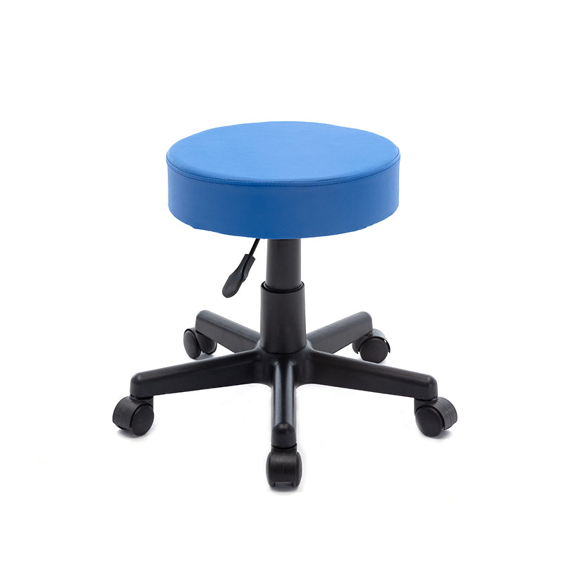 Modern Liftable Rotatable Counter Stool Steel Cashier Bar Stool with Cushion Blue 1 Piece Clearhalo 'Bar Furniture' 'Bar Stools' 'bar_stools' 'furn' 'furn_bar_stools' 'furniture_bar_stools' 'Kitchen & Dining Furniture' 'kitchen&dining_furn' 'kitchen' 'kitchen_furn' Furniture' 4545353