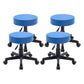 Modern Liftable Rotatable Counter Stool Steel Cashier Bar Stool with Cushion Blue 4 Piece Set Clearhalo 'Bar Furniture' 'Bar Stools' 'bar_stools' 'furn' 'furn_bar_stools' 'furniture_bar_stools' 'Kitchen & Dining Furniture' 'kitchen&dining_furn' 'kitchen' 'kitchen_furn' Furniture' 4545355
