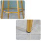 Modern Armless Backrest Counter Stool Iron Bedroom Bar Stool with Cushion Clearhalo 'Bar Furniture' 'Bar Stools' 'bar_stools' 'furn' 'furn_bar_stools' 'furniture_bar_stools' 'Kitchen & Dining Furniture' 'kitchen&dining_furn' 'kitchen' 'kitchen_furn' Furniture' 4545369
