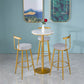 Modern Armless Backrest Counter Stool Iron Bedroom Bar Stool with Cushion Clearhalo 'Bar Furniture' 'Bar Stools' 'bar_stools' 'furn' 'furn_bar_stools' 'furniture_bar_stools' 'Kitchen & Dining Furniture' 'kitchen&dining_furn' 'kitchen' 'kitchen_furn' Furniture' 4545373