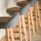Modern Rotatable Backrest Counter Stool Wood Cafe Bar Stool with Cushion and Pedal Clearhalo 'Bar Furniture' 'Bar Stools' 'bar_stools' 'furn' 'furn_bar_stools' 'furniture_bar_stools' 'Kitchen & Dining Furniture' 'kitchen&dining_furn' 'kitchen' 'kitchen_furn' Furniture' 4545398