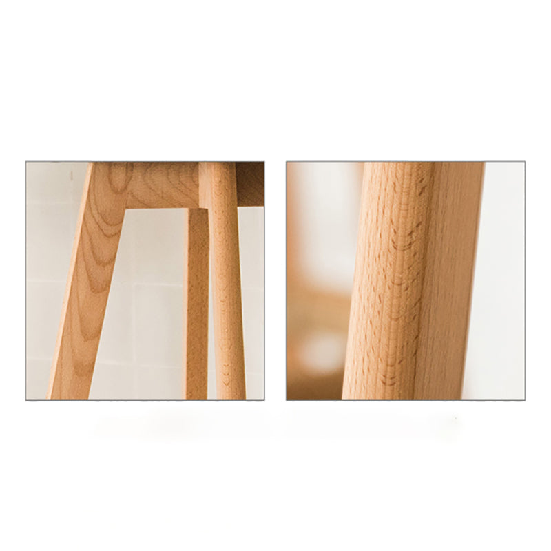 Modern Rotatable Backrest Counter Stool Wood Cafe Bar Stool with Cushion and Pedal Clearhalo 'Bar Furniture' 'Bar Stools' 'bar_stools' 'furn' 'furn_bar_stools' 'furniture_bar_stools' 'Kitchen & Dining Furniture' 'kitchen&dining_furn' 'kitchen' 'kitchen_furn' Furniture' 4545404