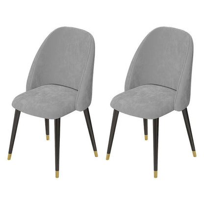 Glam Style 1/2/5 Pieces Dining Table Set Sintered Stone Table and Chair Set 2 Grey Chairs Clearhalo 'Dining Room Sets' 'Dining Tables & Seating' 'dining_room_set' 'furn' 'furn_dining_room_set' 'Furniture' 'furniture_dining_room_set' 'Kitchen & Dining Furniture' 'kitchen&dining_furn' 'kitchen' 4545497