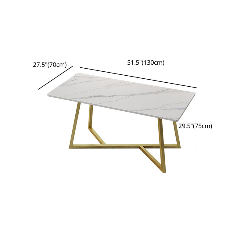 Glam Style 1/2/5 Pieces Dining Table Set Sintered Stone Table and Chair Set Clearhalo 'Dining Room Sets' 'Dining Tables & Seating' 'dining_room_set' 'furn' 'furn_dining_room_set' 'Furniture' 'furniture_dining_room_set' 'Kitchen & Dining Furniture' 'kitchen&dining_furn' 'kitchen' 4545515