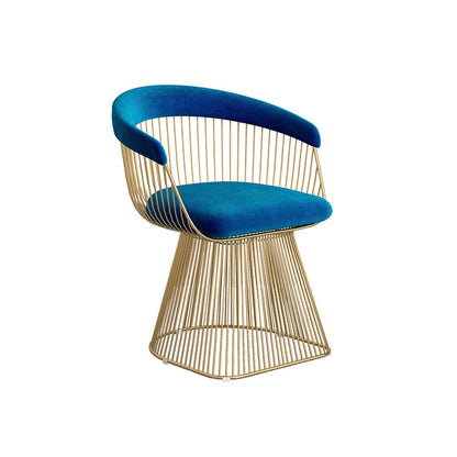 Modern 1/4/5 Pieces Dining Sintered Stone Dining Table Set with Metal Legs for Kitchen 1 Blue Chair Clearhalo 'Dining Room Sets' 'Dining Tables & Seating' 'dining_room_set' 'furn' 'furn_dining_room_set' 'Furniture' 'furniture_dining_room_set' 'Kitchen & Dining Furniture' 'kitchen&dining_furn' 'kitchen' 4545528