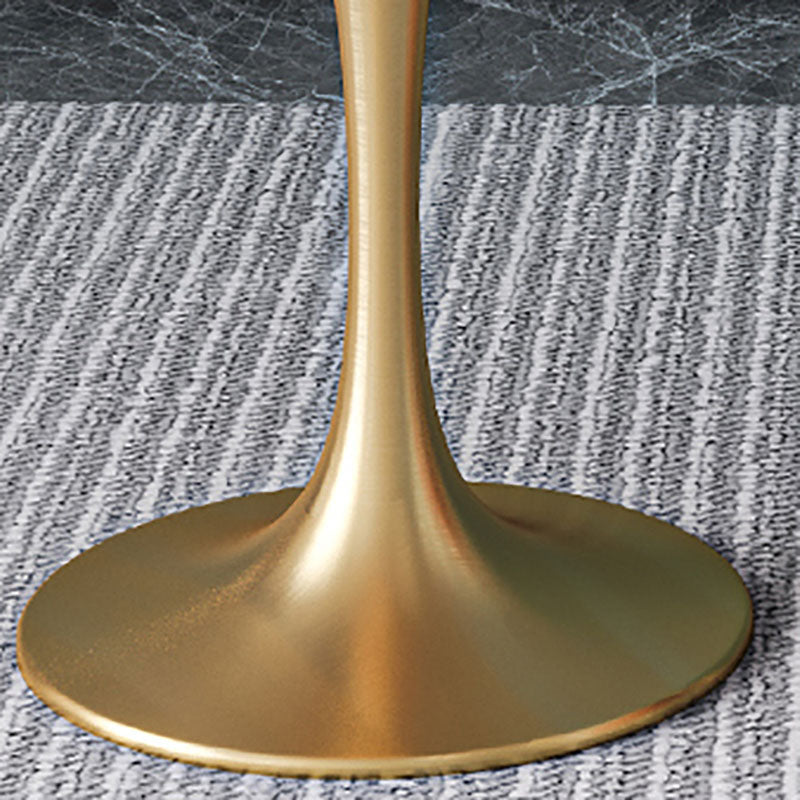 Modern 1/4/5 Pieces Dining Sintered Stone Dining Table Set with Metal Legs for Kitchen Clearhalo 'Dining Room Sets' 'Dining Tables & Seating' 'dining_room_set' 'furn' 'furn_dining_room_set' 'Furniture' 'furniture_dining_room_set' 'Kitchen & Dining Furniture' 'kitchen&dining_furn' 'kitchen' 4545536