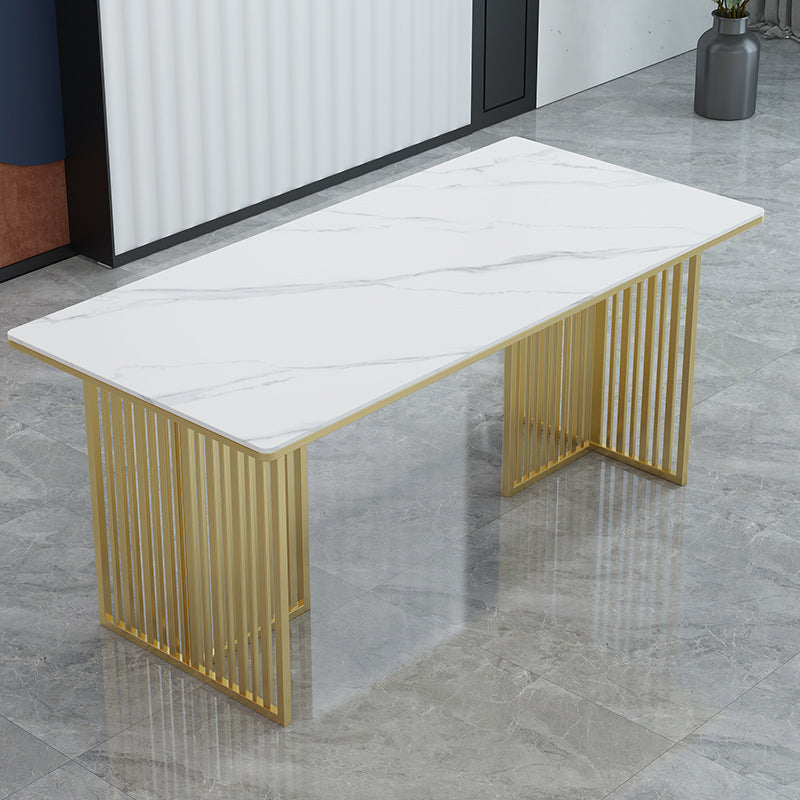 Glam Style 1/2/5 Pieces Dining Room Furniture Set Sintered Stone Dining Table Set Clearhalo 'Dining Room Sets' 'Dining Tables & Seating' 'dining_room_set' 'furn' 'furn_dining_room_set' 'Furniture' 'furniture_dining_room_set' 'Kitchen & Dining Furniture' 'kitchen&dining_furn' 'kitchen' 4545547