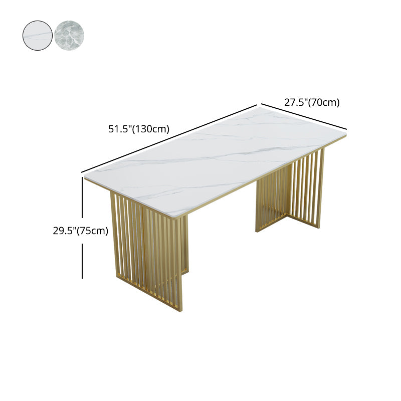 Glam Style 1/2/5 Pieces Dining Room Furniture Set Sintered Stone Dining Table Set Clearhalo 'Dining Room Sets' 'Dining Tables & Seating' 'dining_room_set' 'furn' 'furn_dining_room_set' 'Furniture' 'furniture_dining_room_set' 'Kitchen & Dining Furniture' 'kitchen&dining_furn' 'kitchen' 4545558